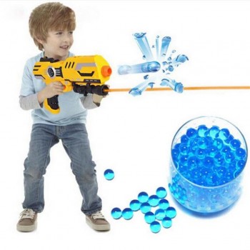 3000pcs colored soft crystal water paintball gun bullet growing crystal water balls soil water beads water gun toys 15 packet