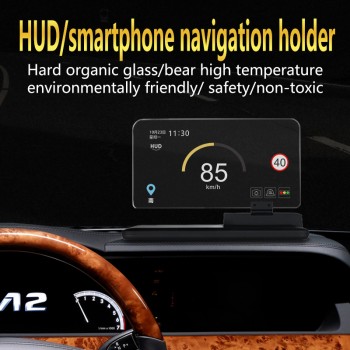 Universal H6 Smartphone Projector HUD Head Up Display Holder Car GPS Navigator Car Mount Stand Phone Holder Non-slip Mat