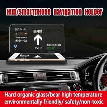 Universal H6 Smartphone Projector HUD Head Up Display Holder Car GPS Navigator Car Mount Stand Phone Holder Non-slip Mat
