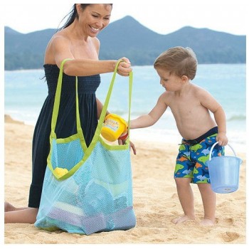 1 Pc Kids Baby Sand Away Carry Beach Toys Pouch Tote Mesh Large Children Storage Toy Collection Sand Away Beach Mesh Tool