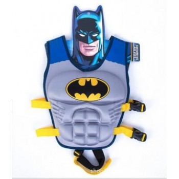 Childrens Super Hero Swimming Jackets Buoyant Vest Baby Kids Floating Iron Man Spiderman Clothes Bubble Lifebuoy Lifesaving