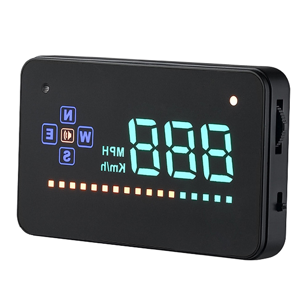 3.5 Screen GPS Speedometer Digital car speedometer A2 HUD With Anti-slip Pad Vehicle Speeding Warning Car Head Up Display