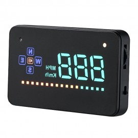 3.5 Screen GPS Speedometer Digital car speedometer A2 HUD With Anti-slip Pad Vehicle Speeding Warning Car Head Up Display