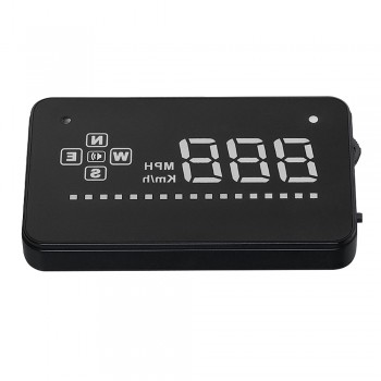 3.5 Screen GPS Speedometer Digital car speedometer A2 HUD With Anti-slip Pad Vehicle Speeding Warning Car Head Up Display