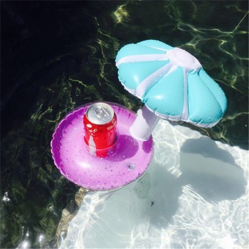 20pcs/lot Mini Cute fanny toys Red Flamingo Floating Inflatable Drink Cup Holder Swimming Pool Bathing Beach Party Kids Toy Boia