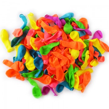 120pcs Latex Balloon and 120pcs Rubber Water Balloons Beach Toys Multicolor Inflatable ball Summer Outdoor Toys for Children