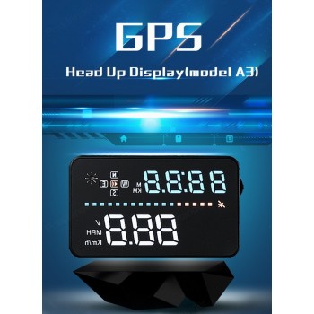 A3  3.5 inch  screen 
 Head Up Display  Speeding Warning  Brand new   Interface Satellites Time  hot sale  GPS Hud With OBD