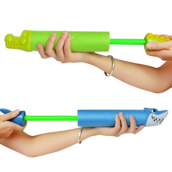 33cm 2018 Summer Water Guns Kids Toys Pistol Blaster Outdoor Games Swimming Pool Shark Crocodile Squirter Toys For Children