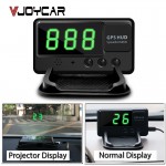 VJOYCAR C60 HUD Head Up Display GPS Car Speed Projector Windshield Speedometer Alarm Better Than A100 A100s OBD Hud OBD2 Gauge