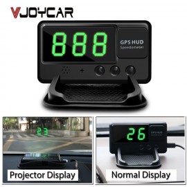 VJOYCAR C60 HUD Head Up Display GPS Car Speed Projector Windshield Speedometer Alarm Better Than A100 A100s OBD Hud OBD2 Gauge