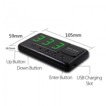 VJOYCAR C60 HUD Head Up Display GPS Car Speed Projector Windshield Speedometer Alarm Better Than A100 A100s OBD Hud OBD2 Gauge