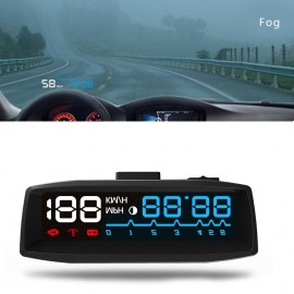 2018 4F Car OBD2 II Manual Switch HUD KM/h MPH Overspeed Warning Windshield Projector Alarm System Head Up Display Car CY915-CN