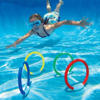 1pcs Free Shipping Kids Summer Swimming teaching Toy Torpedo Rocket Throwing Toy Outdoor Funny Children Underwater Dive Toy #YL