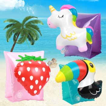 Child Cartoon Swim Pool Swimming Arm Ring Safety Training Beach unicorn Swimming Arm Circle Float Ring