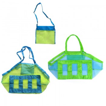 1 Pc Kids Baby Sand Away Carry Beach Toys Pouch Tote Mesh Large Children Storage Toy Collection Sand Away Beach Mesh Tool