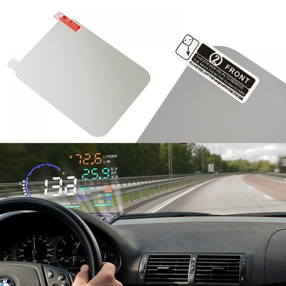 Hot Car reflective film For HUDHead Up Display System OBD II Vehicle-mounted Fuel Consumption Overspeed Display Car Styling