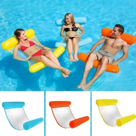 130*73cm Folding lounge chair floating Inflatable Water Swimming Toy for Adult Pool Rafts Swimming Inflatable Toys Gift