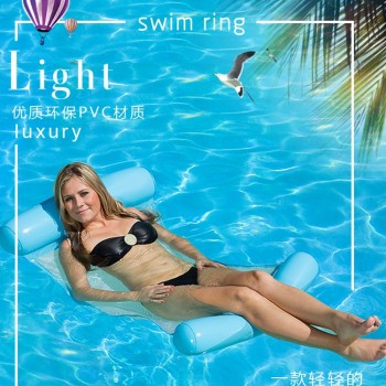 130*73cm Folding lounge chair floating Inflatable Water Swimming Toy for Adult Pool Rafts Swimming Inflatable Toys Gift