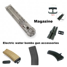 Outdoor CS sport cartridge clip electric water bombs gun mechanical magazine blaster childrens gel ball gun toy accessories