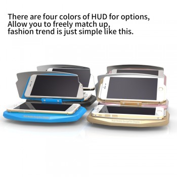 car smartphone holder GPS navigation car smartphone HUD stand bracket projection for iPad iPhone Samsung Huawei Xiaomi