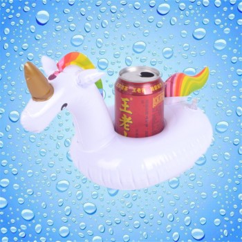 Hotsale PVC Inflatable Water Supplies Toys Cup Pad Inflatable Water Floating Drink Cup Seat Water Fun