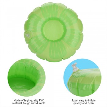 2018 New Inflatable Plam Tree Beverage Cup Holder Drink Holder Wedding Birthday Party Supplies Floating Swimming Pool Accessory