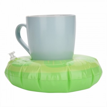 2018 New Inflatable Plam Tree Beverage Cup Holder Drink Holder Wedding Birthday Party Supplies Floating Swimming Pool Accessory
