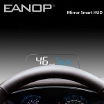 EANOP Mirror HUD Auto Car HUD Head-up Display OBD2 Speed Projector Speedometer KMH/KPM Temperature amp; Oil Consumption etc
