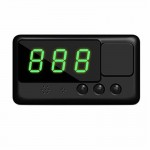 iMars Universal Car HUD Head Up Display GPS Speedometer With Over-Speed Alarm Tired Driving Warning MPH Display Alarm Beep