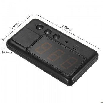 iMars Universal Car HUD Head Up Display GPS Speedometer With Over-Speed Alarm Tired Driving Warning MPH Display Alarm Beep