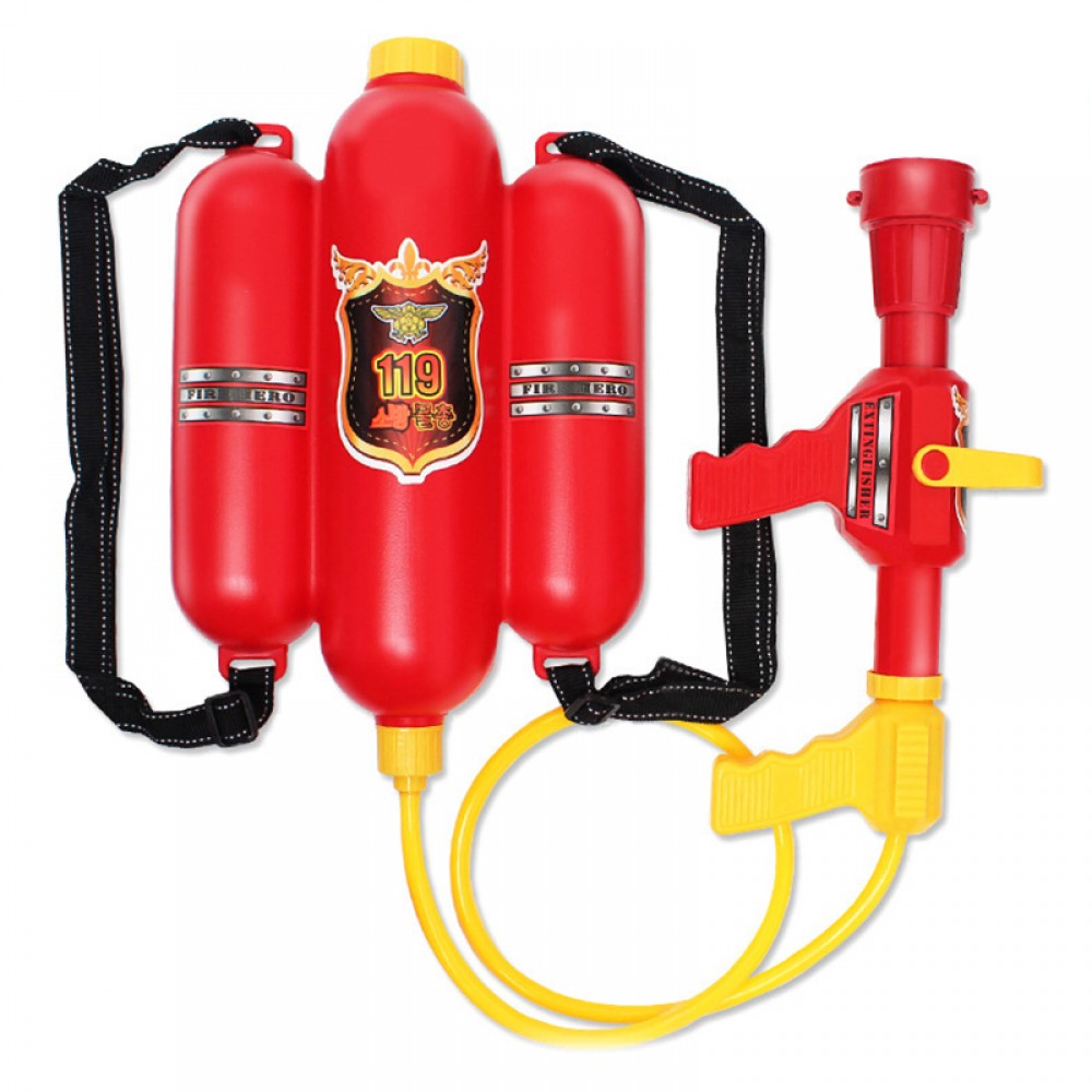 Children Water Gun Toy Fireman Backpack Guns Spray Toy Air Pressure Water Gun Sprayer for Kids Boys Summer Beach Party Games Toy