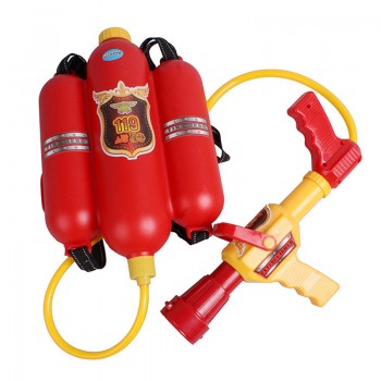 Children Water Gun Toy Fireman Backpack Guns Spray Toy Air Pressure Water Gun Sprayer for Kids Boys Summer Beach Party Games Toy
