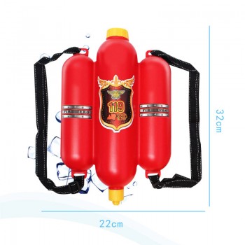 Children Water Gun Toy Fireman Backpack Guns Spray Toy Air Pressure Water Gun Sprayer for Kids Boys Summer Beach Party Games Toy