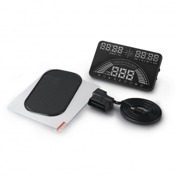 VJOYCAR S7 OBDamp;GPS HUD System HUD Head Up Display OBD II Interface Engine Fault Alarm Dynamic Speed 20 Kinds of Functional Data