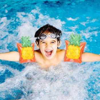 Inflatable Swim Arm Bands Water Wings Floatation Sleeves Cartoon Swimming Rings Tube Trainers Armbands Pool Floats Toys For Kids