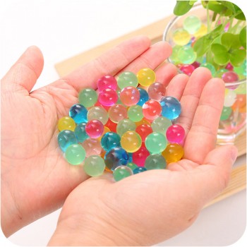 20000 pcs/box Water gun bullet Seven multi colors soft crystal water paintball bullet grow water beads balls water toy