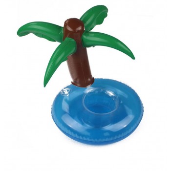 PIKAALAFAN Mini Inflatable Cup Holder Small Flamingo Floating Crab Cute Cartoon Animal Fruits Toy Pool Bathing Party Decoration
