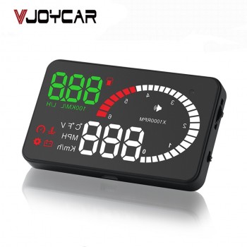 VJOYCAR 3 Car Hud Auto Head Up Display OBD Car Speedometer OBDii Plug OBD2 Gauge Over Speed Voltage Alarm Windshield Projector