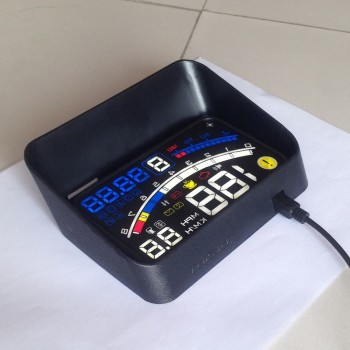 Car HUD Head Up Display Speedometer For Car OBDII EOBD Universal Digital OverSpeed Alarm Hud Display E4 For All Vehicle