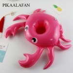 PIKAALAFAN Swimming Pool Party Floating Inflatable Drink Cup Seat Crab Inflatable Water Coaster Inflatable Water Cup Holder