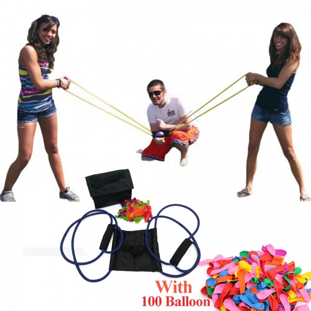 NEW Water Balloon Launcher Slingshot Outdoor Toys Water Gun Beach Water Fight Snowball Throw Snowballs Fighter