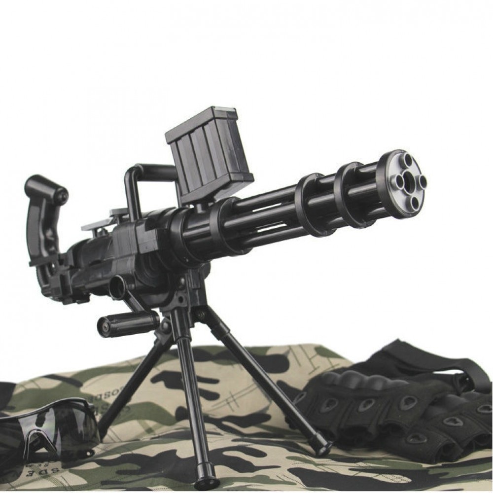 new manual series water play gatling gun soft toy gun simulation model of children play outdoors live-action CS toys