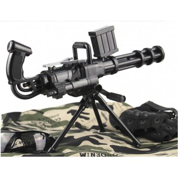 new manual series water play gatling gun soft toy gun simulation model of children play outdoors live-action CS toys