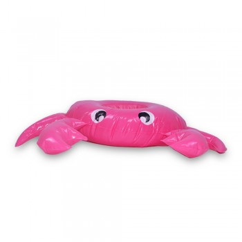JIAINF Water toys Pink Crab drinks cup holder PVC inflatable pool buoy party decoration water recreation kids bathing 10pcs/lot