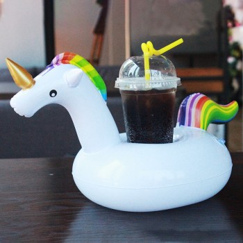 Unicorn Cup Inflatable Unicorn Cup Holder Water Cola Drink Sets