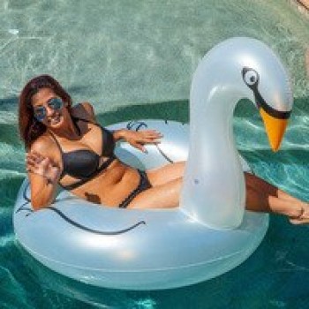 25 Style Giant Flamingo/Unicorn/Toucan/Swan/Pegasus Inflatable Pool Float Ride-On Mattress Water Party Toys For Adult Kids boia