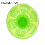 PIKAALAFAN PVC Inflatable Fruit Water Cup Holder Inflatable Water Floating Drink Cup Pineapple Lemon Cup Holder Pool Toys
