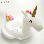 Summer 2018 Inflatable Unicorn Pool Float for Children Baby Swimming Toy Unicorn Seat Fun Pool Toy Kids Swimming float gift