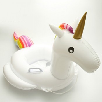 Summer 2018 Inflatable Unicorn Pool Float for Children Baby Swimming Toy Unicorn Seat Fun Pool Toy Kids Swimming float gift