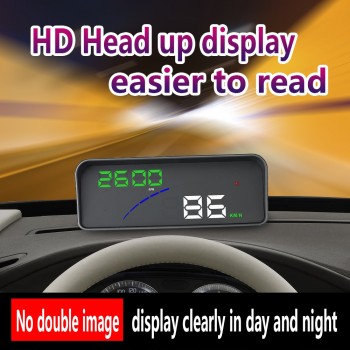 GEYIREN P9 hud head up display two display model car speed projector display the speedometer on the car HUD speed car accesories